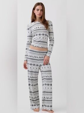 Gap “Fair Isle” Two-Piece PJ Set